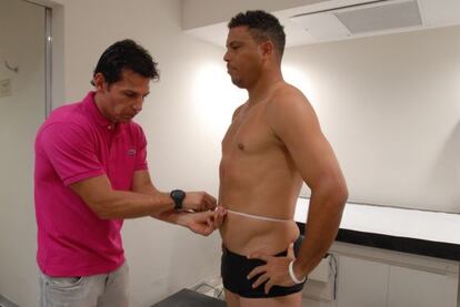 Ronaldo, tras perder 17 kilos, al final del 'reality'.