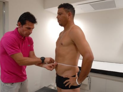 Ronaldo, tras perder 17 kilos, al final del &#039;reality&#039;.