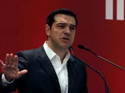 Pimer ministro griego, Alexis Tsipras 