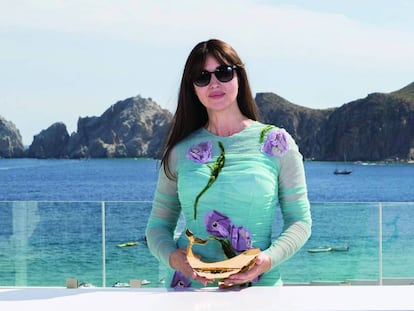 Monica Bellucci, en el Festival de Cine de Los Cabos.