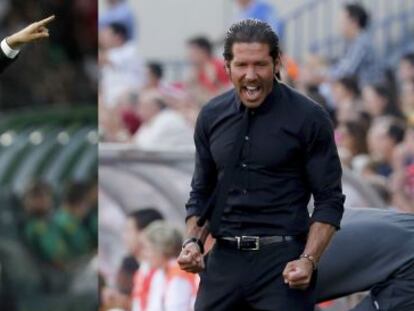 Ancelotti y Simeone, esta temporada.