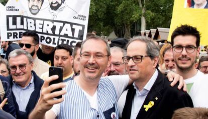 Quim Torra, aquest diumenge a Lleida.