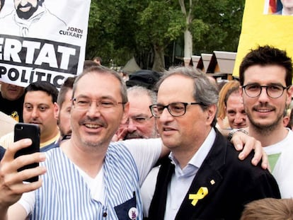 Quim Torra, aquest diumenge a Lleida.