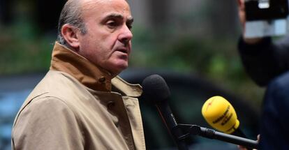 Luis de Guindos, ministro de Economía, el pasado 7 de noviembre.