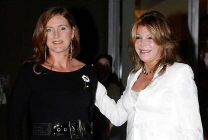 Francesca Thyssen y Carmen Cervera en una imagen de archivo