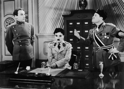 Imagen de 'El gran dictador', de Charles Chaplin.