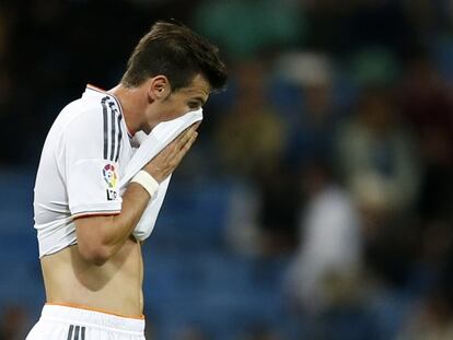 Bale, durante un partido con el Madrid.