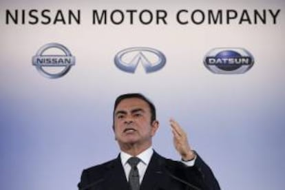 El presidente de los grupos automovilísticos Renault y Nissan, Carlos Ghosn. EFE/Archivo