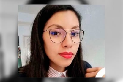 La maestra Mónica Citlali en una fotografía difundida en redes sociales.