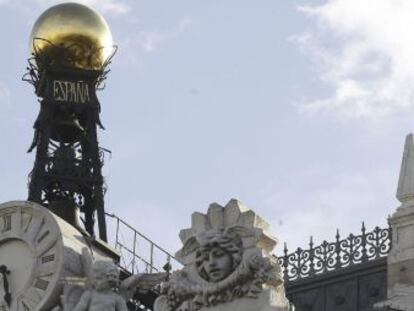 Fachada de la sede del Banco de Espa&ntilde;a, en la Plaza de Cibeles en Madrid. 