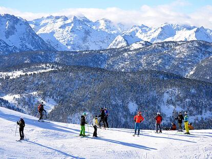 Las pistas de esquí de Baqueira-Beret, en la Vall d'Aran.