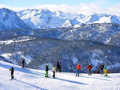 Les pistes de Baqueira-Beret.