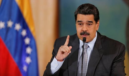 Maduro, durante una conferencia de prensa. 