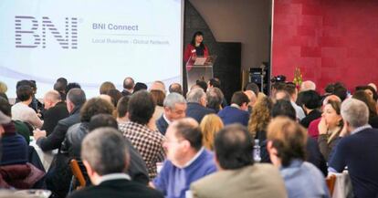 Encuentro de empresarios en O Salnés el pasado 25 de marzo.