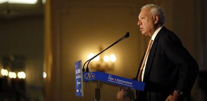 José Manuel García-Margallo, hoy en la inauguración del Foro España Internacional.