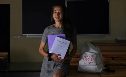 Helena García Escudero, estudiante de Matemáticas y Físicas en la Complutense.