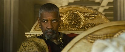 Denzel Washington en un fotograma de la película 'Gladiator II'. 