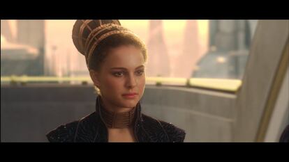 Natalie Portman deu vida a Padme Amidala, rainha de Naboo, amante de Anakin Skywalker (depois, Darth Vader) e mãe de Luke Skywalker.