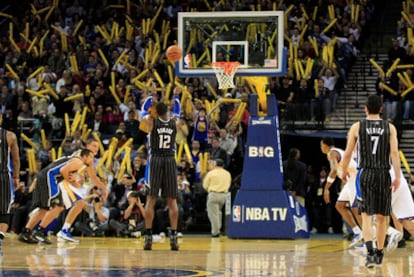 Dwight Howard, durante el partido