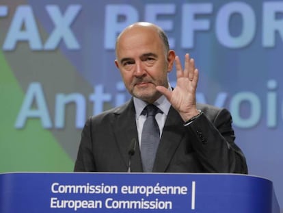 El comisario de Fiscalidad, Pierre Moscovici.