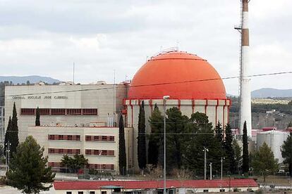 Una imagen del exterior de la central de Zorita.