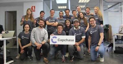 Parte del equipo de Capchase.