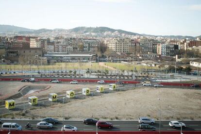 Ciutadans parece dispuesta a escuchar todas las propuestas urbanísticas para Barcelona, vengan de donde vengan. En la imagen, la plaza de las Glòries, que encara su enésima reformulación.