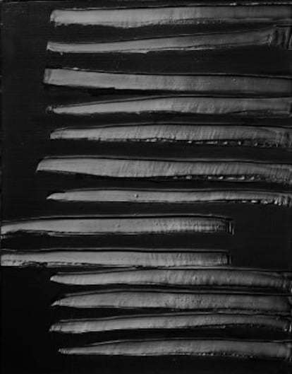 'Sin título'. Pierre Soulages.