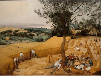 'La cosecha', Pieter Brueghel El Viejo, 1565.