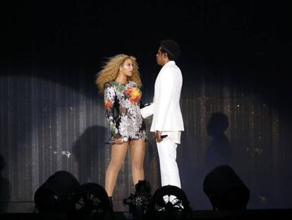 Beyoncé y Jay-Z en Barcelona.