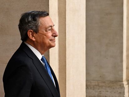 El primer ministro italiano Mario Draghi, en Roma el pasado 7 de octubre.