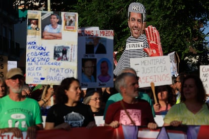 La localidad valenciana de Catarroja, en plena zona cero de la dana, acoge este martes la novena manifestación contra el president de la Generalitat, Carlos Mazón, por su gestión de la tragedia este martes, día en que se cumplen nueve meses de las inundaciones en las que fallecieron 228 personas en la provincia de Valencia.