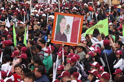 Los seguidores de Sheinbaum comenzaron a llegar desde las primeras horas del da. 