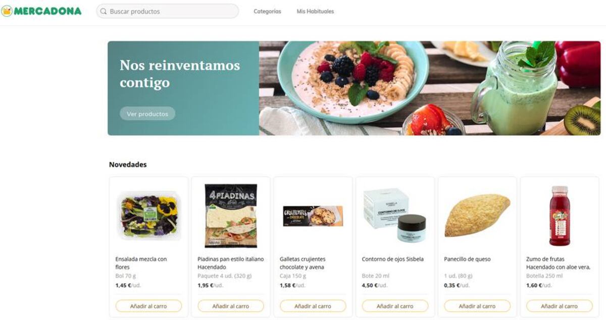 Mercadona Online en El País
