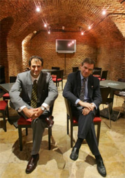 Javier Candela (izq.) y Antonio Fernández Casado.