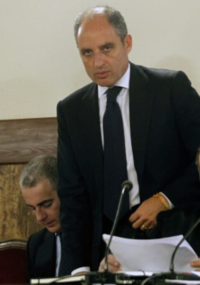 Francisco Camps durante el juicio. 