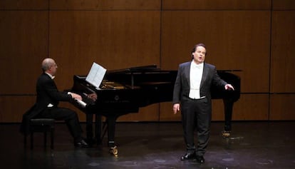 Josep Bros en el concierto del Liceo por el 25 aniversario de su debut.