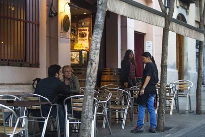Un bar al barri de Gràcia.