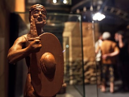 Una de las obras de la exposición.
