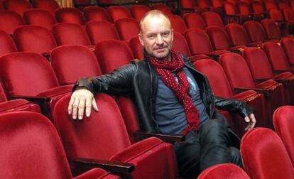 Sting, en el patio de butacas del The Neil Simon Theatre.