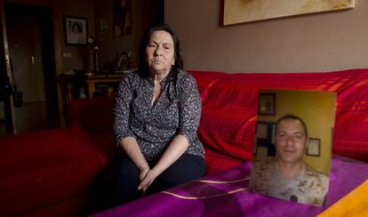 Margarita Toledo, madre del soldado malagueño, Francisco Javier Soria.