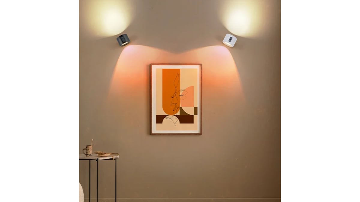 Estas lámparas de pared son inalámbricas.