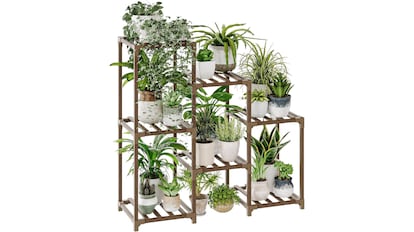 Este es uno de los soportes para plantas mejor valorado en Amazon