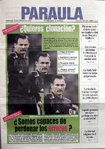 Portada de la revista <i>Paraula</i> con fecha del 22 de febrero.