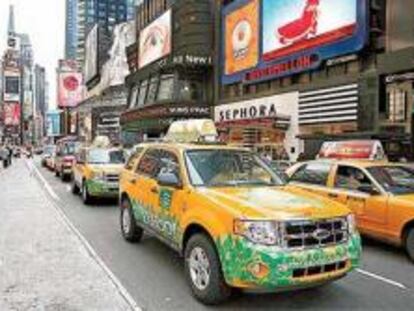 Todos los taxis de Nueva York serán híbridos en cinco años