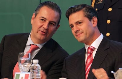 Gutiérrez Candiani, con Peña Nieto en junio pasado.