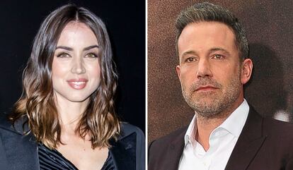 Los actores Ana de Armas y Ben Affleck.