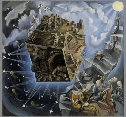 'Un mundo' (1929), lienzo de Ángeles Santos que se expone el Museo Reina Sofía y en el que se basa nuestra portada, obra de Sergio García Sánchez.