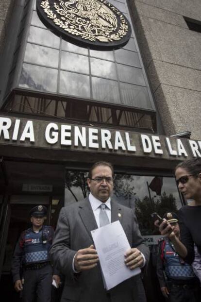 Duarte, en la Fiscalía el pasado 5 de agosto.