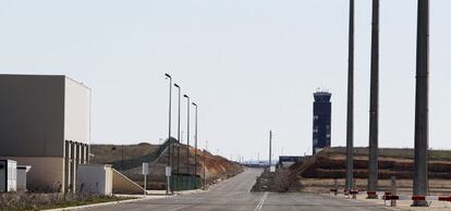 Vista del aeropuerto de Ciudad Real. 